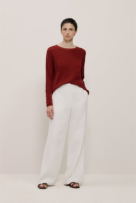 Linen Cotton Pullover