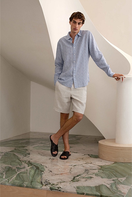 Heath Linen Long Sleeve Shirt Heath Linen Long Sleeve Shirt