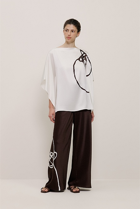 Camie Lyons x Trenery Silk Pant