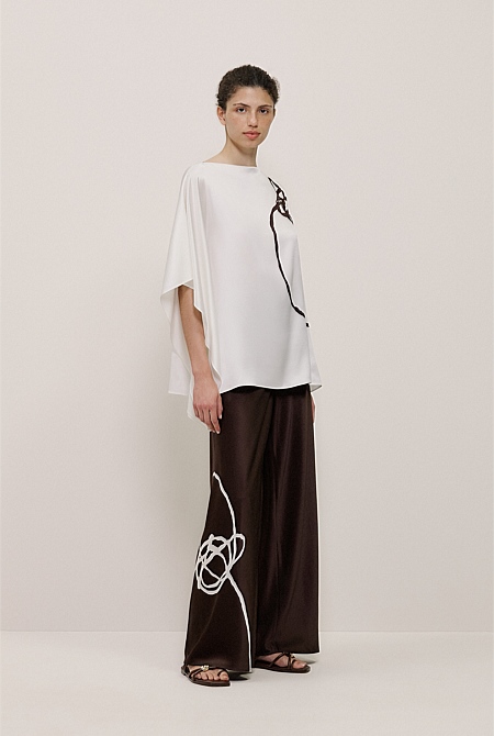 Camie Lyons x Trenery Silk Pant