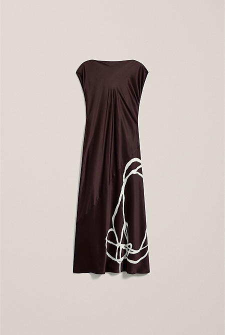Camie Lyons x Trenery Silk Dress