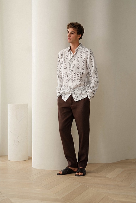 Linen Relaxed Tailored Pant Linen Relaxed Tailored Pant
